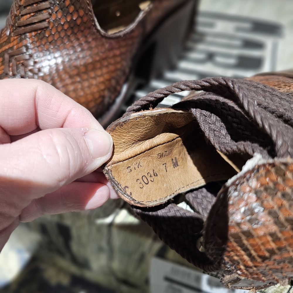 Womens Corral Python Shoe Ankle Boots, Size 7 - Picture 6 of 7